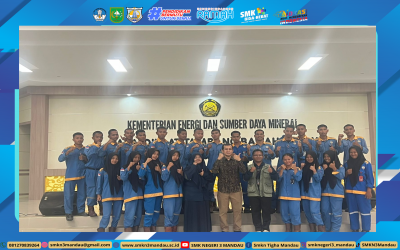 Field Trip Kelas XII Teknik Geologi Pertambangan SMKN 3 Mandau di Balai Diklat Tambang Bawah Tanah