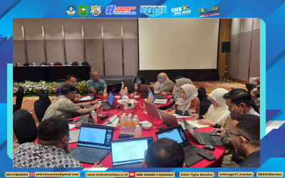 SMKN 3 Mandau Berpartisipasi dalam Penyusunan Draf Panduan Mata Pelajaran SMK Fase F oleh Pusat Kurikulum dan Pembelajaran di Holiday Inn & Suites Jakarta Gajah Mada