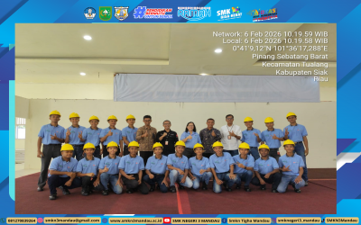 Siswa SMKN 3 Mandau Ikuti Program Pelatihan Vokasi Dual System PT. Indah Kiat Pulp & Paper Batch 5